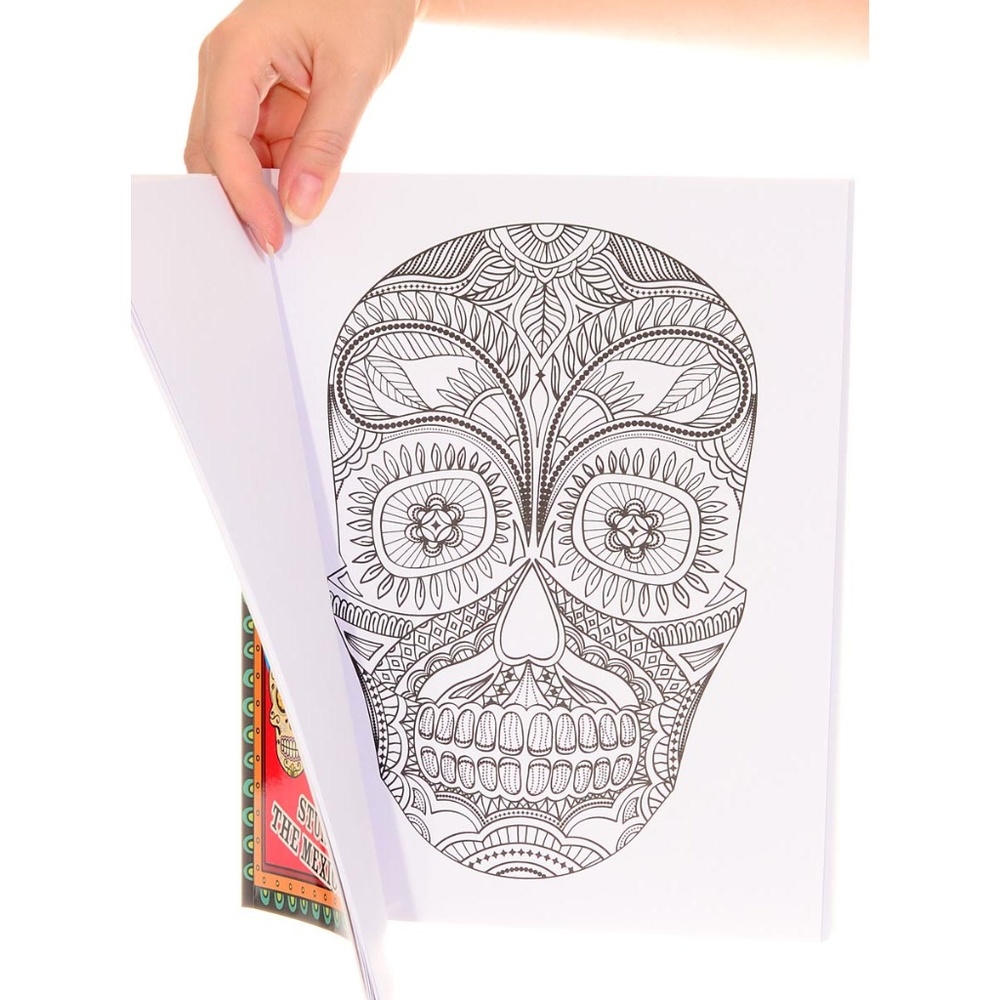 NEW Sugar Skulls Coloring Book - Picture 6 of 6